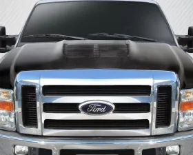 2008-2010 Ford Super Duty F250 F350 F450 Carbon Creations GT500 V2 Hood - 1 Piece