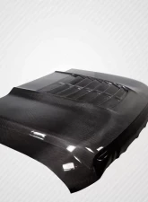 2008-2010 Ford Super Duty F250 F350 F450 Carbon Creations GT500 V2 Hood - 1 Piece                                     - 115350 - Image 3