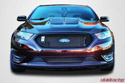 2013-2019 Ford Taurus Carbon Creations GT500 V2 Hood - 1 Piece - 115367