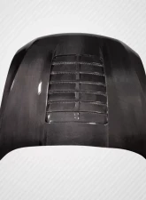 2013-2019 Ford Taurus Carbon Creations GT500 V2 Hood - 1 Piece                                     - 115367 - Image 4