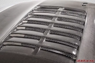 2013-2019 Ford Taurus Carbon Creations GT500 V2 Hood - 1 Piece - 115367