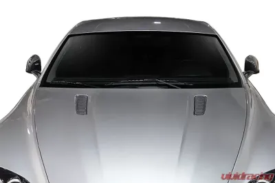 2006-2017 Aston Martin Vantage V8 Carbon AF-1 Hood Vents ( CFP ) - 2 Piece - 115420