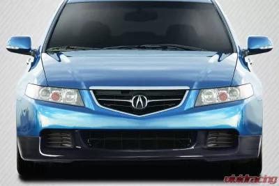 2004-2005 Acura TSX Carbon Creations J-Spec Front Lip Under Spoiler Air Dam - 1 Piece - 115426