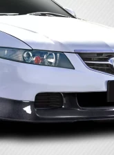 2004-2005 Acura TSX Carbon Creations J-Spec Front Lip Under Spoiler Air Dam - 1 Piece                                     - 115426 - Image 2
