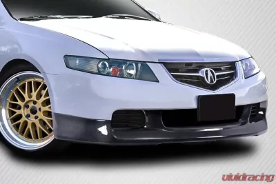 2004-2005 Acura TSX Carbon Creations J-Spec Front Lip Under Spoiler Air Dam - 1 Piece - 115426