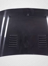 2002-2006 Chevrolet Avalanche (w/o cladding) 2003-2005 Silverado Carbon Creations GT500 Hood - 1 Piece                                     - 115433 - Image 2