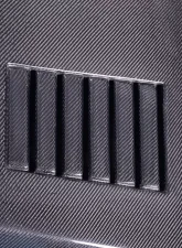 2002-2006 Chevrolet Avalanche (w/o cladding) 2003-2005 Silverado Carbon Creations GT500 Hood - 1 Piece                                     - 115433 - Image 6