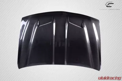 1999-2002 Chevrolet Silverado 2000-2006 Tahoe Suburban Carbon Creations Dual Ram Air Hood - 1 Piece - 115434