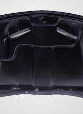 1999-2002 Chevrolet Silverado 2000-2006 Tahoe Suburban Carbon Creations Dual Ram Air Hood - 1 Piece                                     - 115434 - Image 3