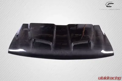 1999-2002 Chevrolet Silverado 2000-2006 Tahoe Suburban Carbon Creations Dual Ram Air Hood - 1 Piece - 115434