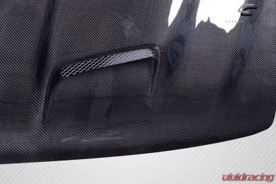 1999-2002 Chevrolet Silverado 2000-2006 Tahoe Suburban Carbon Creations Dual Ram Air Hood - 1 Piece - 115434