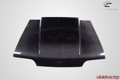 1987-1993 Ford Mustang Carbon Creations 2" Cowl Hood - 1 Piece - 115439