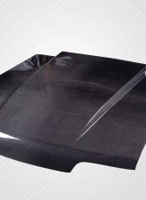 1987-1993 Ford Mustang Carbon Creations 2" Cowl Hood - 1 Piece                                     - 115439 - Image 6