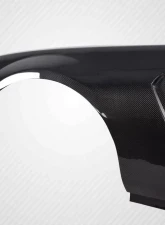 2005-2009 Ford Mustang Carbon Creations GT350 V2 Look Front Fenders - 2 Piece                                     - 115442 - Image 4