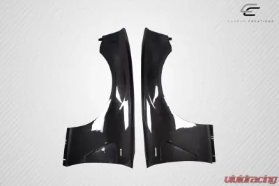 2005-2009 Ford Mustang Carbon Creations GT350 V2 Look Front Fenders - 2 Piece - 115442