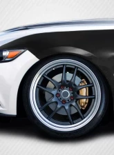 2015-2017 Ford Mustang Carbon Creations GT350 Look Fenders - 2 Piece                                     - 115443 - Image 6