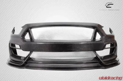 2015-2017 Ford Mustang Carbon Creations GT350 Look Front Bumper - 1 Piece - 115444