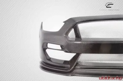 2015-2017 Ford Mustang Carbon Creations GT350 Look Front Bumper - 1 Piece - 115444