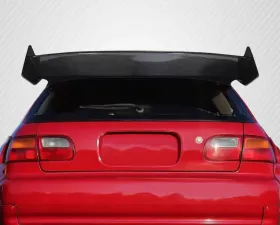 1992-1995 Honda Civic HB Carbon Creations RBS Wing Spoiler - 3 piece