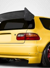 1992-1995 Honda Civic HB Carbon Creations RBS Wing Spoiler - 3 piece                                     - 115445 - Image 2