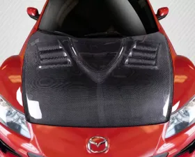 2004-2008 Mazda RX-8 Carbon Creations Vader Hood - 1 Piece