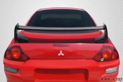 2000-2005 Mitsubishi Eclipse Carbon Creations Shock Wing Trunk Lid Spoiler - 1 Piece - 115455