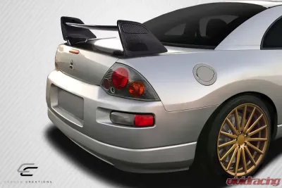 2000-2005 Mitsubishi Eclipse Carbon Creations Shock Wing Trunk Lid Spoiler - 1 Piece - 115455