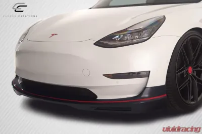 2018-2023 Tesla Model 3 Carbon Creations GT Concept Front Lip - 1 Piece - 115466