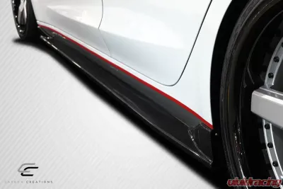 2018-2023 Tesla Model 3 Carbon Creations GT Concept Side Skirt Rocker Panels - 2 Piece - 115470