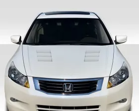 2008-2012 Honda Accord 4DR Duraflex TS-1 Hood - 1 Piece