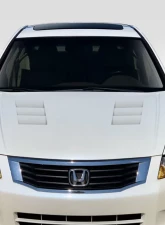 2008-2012 Honda Accord 4DR Duraflex TS-1 Hood - 1 Piece                                     - 115477 - Image 10