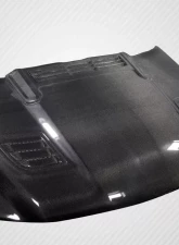 2019-2023 Dodge Ram Carbon Creations Rebel Mopar Look Hood - 1 Piece                                     - 115480 - Image 4