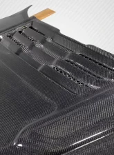 2019-2023 Dodge Ram Carbon Creations Rebel Mopar Look Hood - 1 Piece                                     - 115480 - Image 5