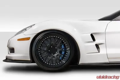 2005-2013 Chevrolet Corvette C6 Duraflex ZR2 Front Fenders - 2 Piece - 115498