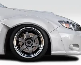 2008-2011 Subaru Impreza 2008-2010 Impreza WRX 4DR 5DR Duraflex MSR Front Fender Flares - 4 Piece