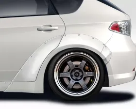 2008-2011 Subaru Impreza 2008-2010 Impreza WRX 4DR 5DR Duraflex MSR Rear Fender Flares - 6 Piece