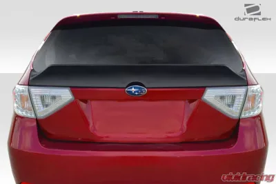 2008-2011 Subaru Impreza HB 2008-2014 WRX STI HB Duraflex MSR Rear Middle Wing Spoiler - 1 Piece - 115508