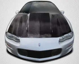 1998-2002 Chevrolet Camaro Carbon Creations Cowl Hood - 1 Piece