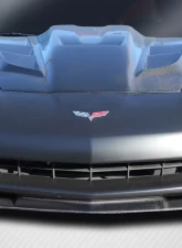 2005-2013 Chevrolet Corvette C6 Carbon Creations ZR Front Lip Splitter - 3 Piece ( Base Model)                                     - 115523 - Image 6