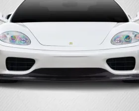 1999-2004 Ferrari 360 Modena Carbon Creations Eros Version 2 Front Lip Air Dam - 1 Piece
