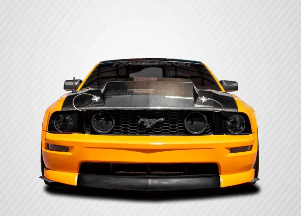 2005-2009 Ford Mustang Carbon Creations 2.5 Inch Cowl Hood - 1 Piece - 115533