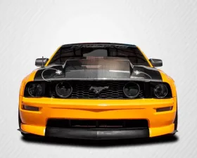 2005-2009 Ford Mustang Carbon Creations 2.5 Inch Cowl Hood - 1 Piece