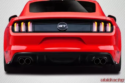 2015-2017 Ford Mustang Carbon Creations KT Style Rear Diffuser - 1 Piece - 115535