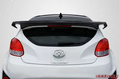 2012-2017 Hyundai Veloster Turbo Carbon Creations Sequential Rear Wing Spoiler - 1 Piece - 115542