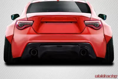 2013-2020 Scion FR-S Toyota 86 Subaru BRZ Carbon Creations GT500 V3 Rear Diffuser - 1 Piece - 115564