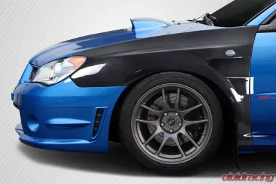 2006-2007 Subaru Impreza WRX STI 4DR Carbon Creations C Speed 20mm Front Fenders - 2 Piece - 115566