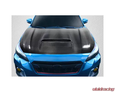 2018-2023 Subaru Crosstrek Carbon Creations STI Look Hood - 1 Piece - 115574