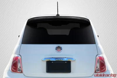 2012-2019 Fiat 500 Carbon Creations Abarth Look Roof Wing Spoiler - 1 Piece - 115624