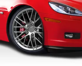 2005-2013 Chevrolet Corvette C6 Duraflex ZR Front Fender Spats - 2 Piece