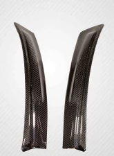 2005-2013 Chevrolet Corvette C6 Carbon Creations ZR Front Fender Spats - 2 Piece                                     - 115643 - Image 5